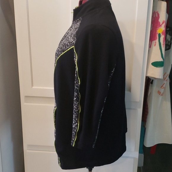 Catherine's active wear zipup sweater petite 1x - Picture 2 of 4